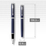 Ручка-роллер PARKER IM MATTE BLUE CT, F CW1931661