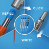 Ручка шариковая PARKER JOTTER CORE K61 (1953205) Stainless Steel CT M синяя